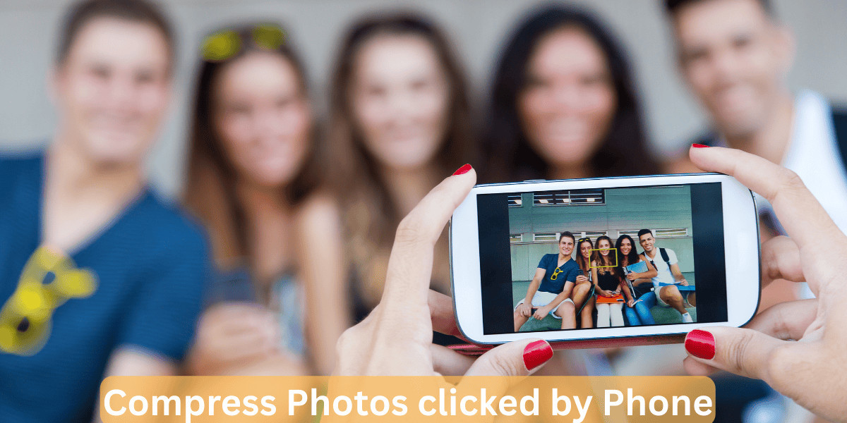 How to compress photos clicked by phone or camera